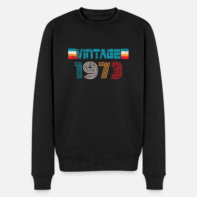 Millésime anniversaire 1973 - Pull Premium bio Homme - noir