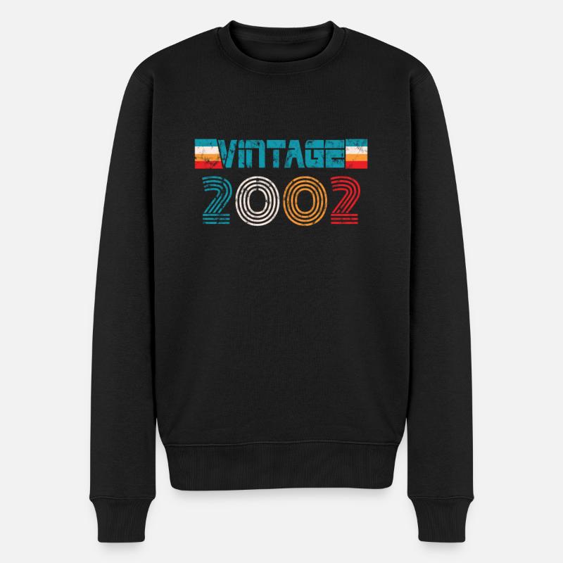 Millésime anniversaire 2002 - Pull Premium bio Homme - noir