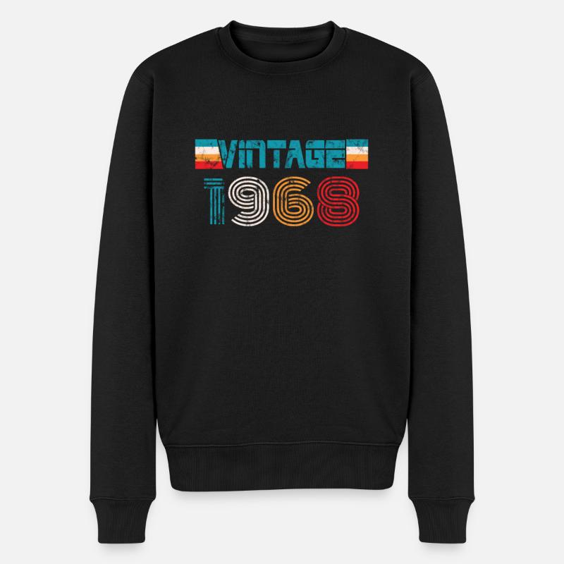 Millésime anniversaire 1968 - Pull Premium bio Homme - noir