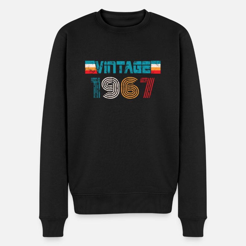 Millésime anniversaire 1967 - Pull Premium bio Homme - noir