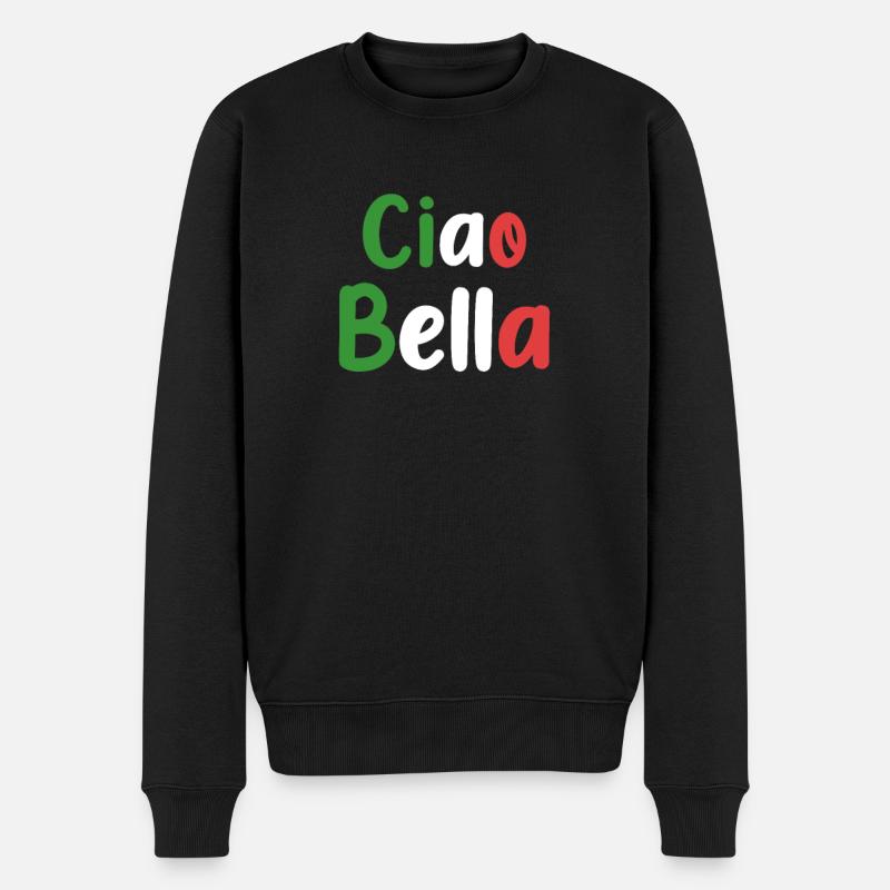 Ciao Bella - Pull Premium bio Homme - noir