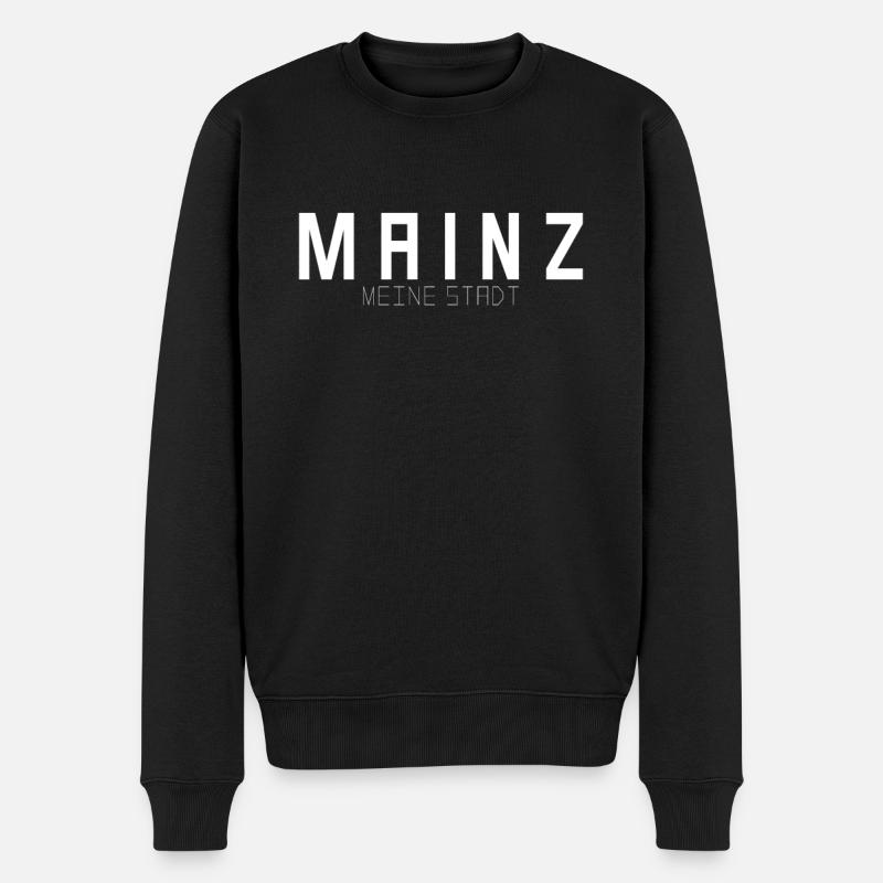 Mainz Meine Stadt - Männer Premium Bio Pullover - Schwarz