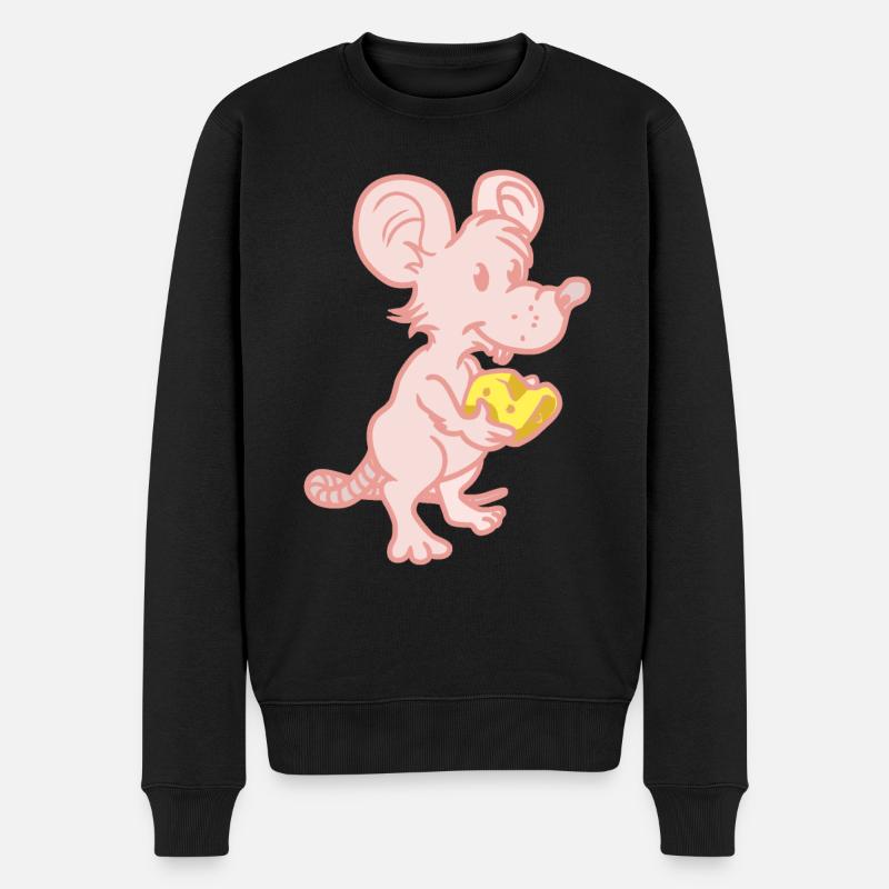 Souris - Pull Premium bio Homme - noir