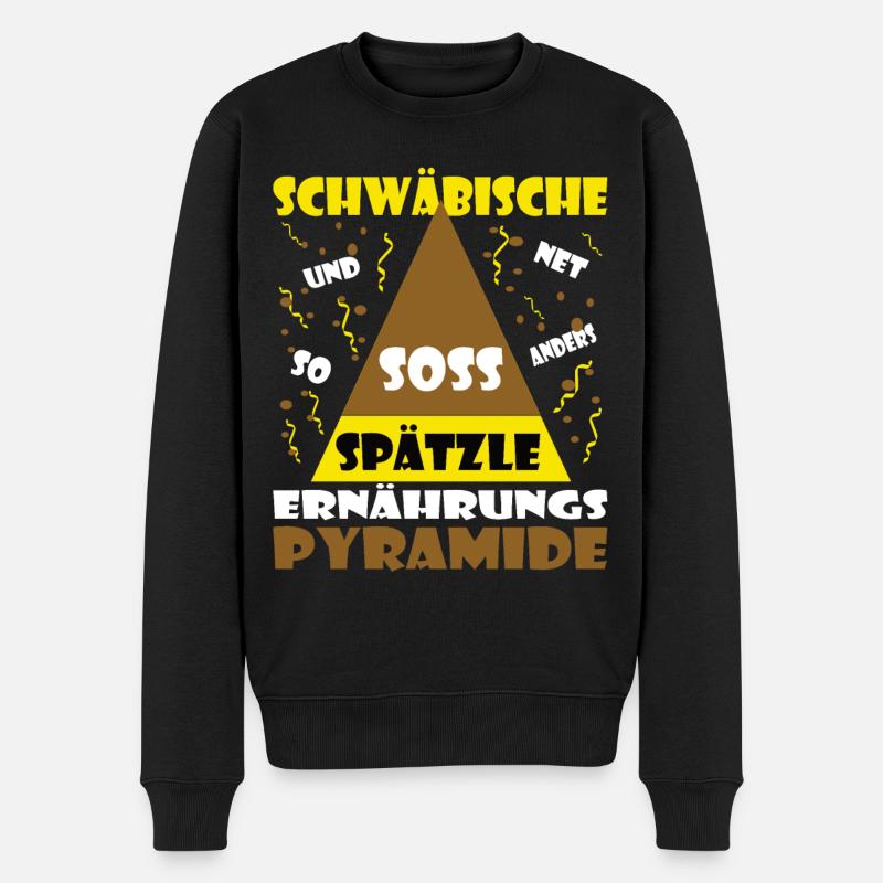 Pyramide alimentaire souabe - Pull Premium bio Homme - noir