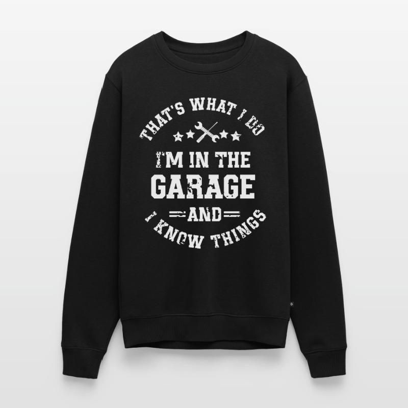 Car mechanic mechatronics technician screwdriver sayings Men's Premium Organic Jumper
