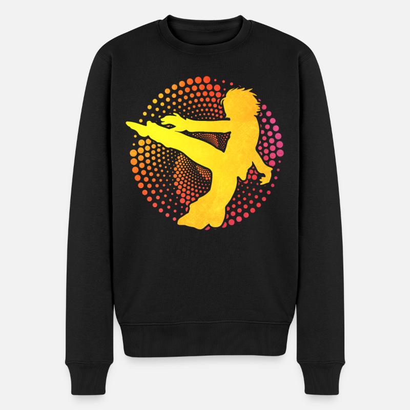 Capoeira - Pull Premium bio Homme - noir