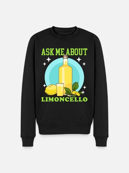 Limoncello Liqueur from Lemons Gift - Men's Premium Organic Jumper - black