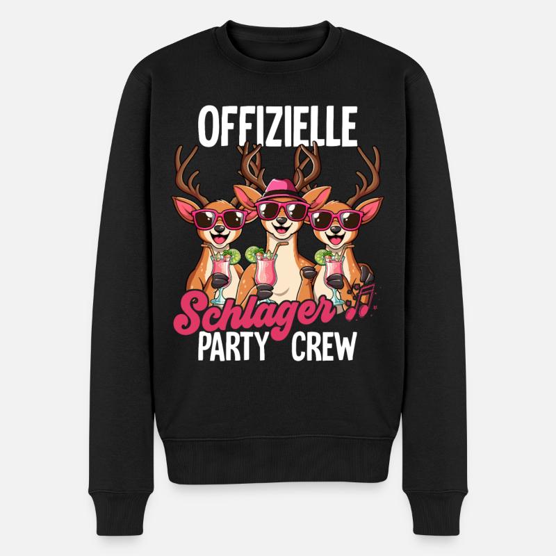 Frapper - Pull Premium bio Homme - noir