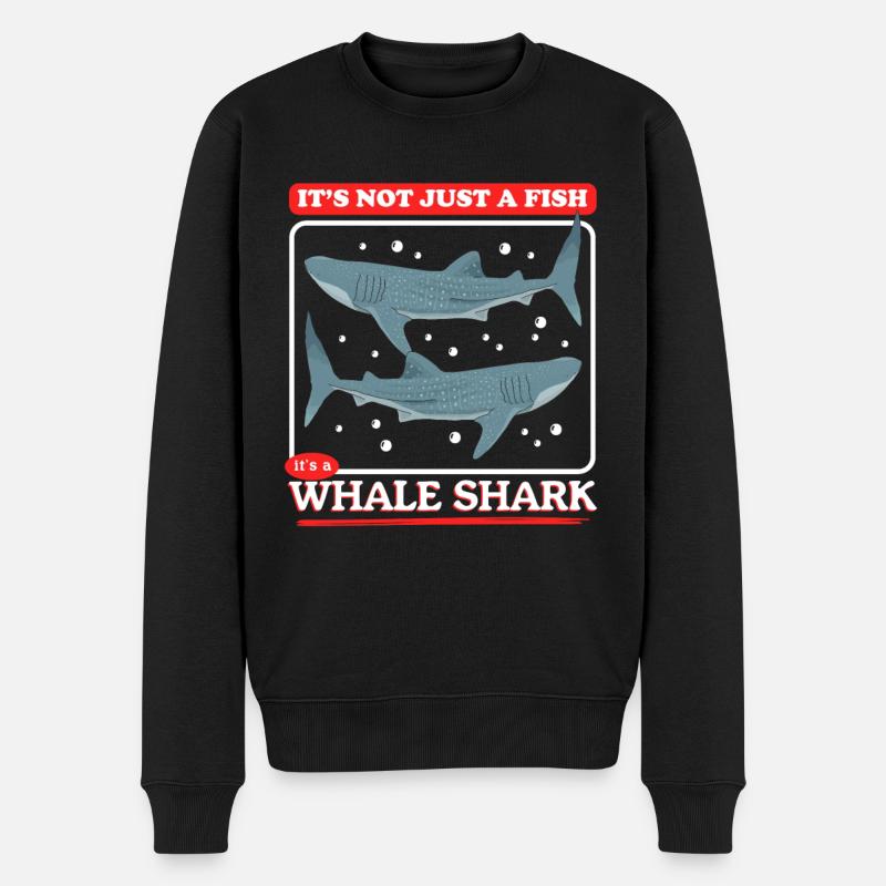Requin-baleine Requin-baleine Requin-baleine Cadeau - Pull Premium bio Homme - noir