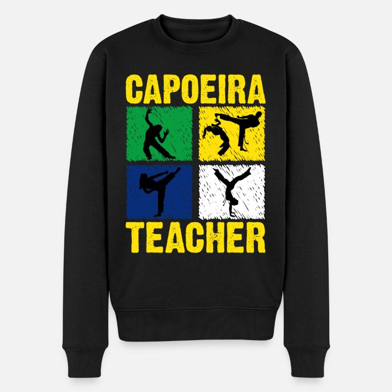 Professeur de capoeira - Pull Premium bio Homme - noir