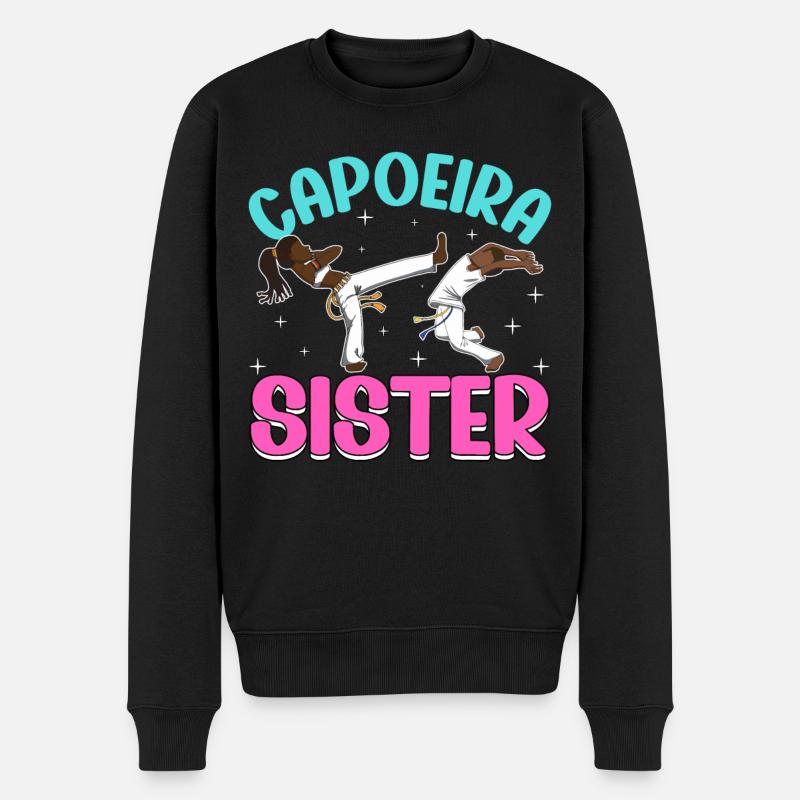 Sœur Capoeira - Pull Premium bio Homme - noir