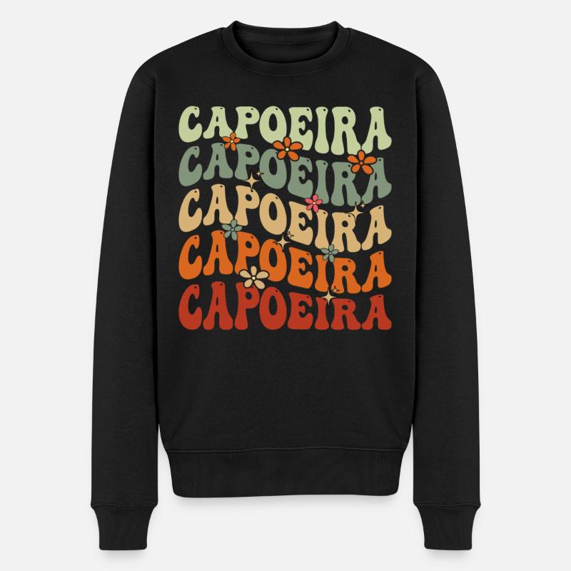 Capoeira - Pull Premium bio Homme - noir