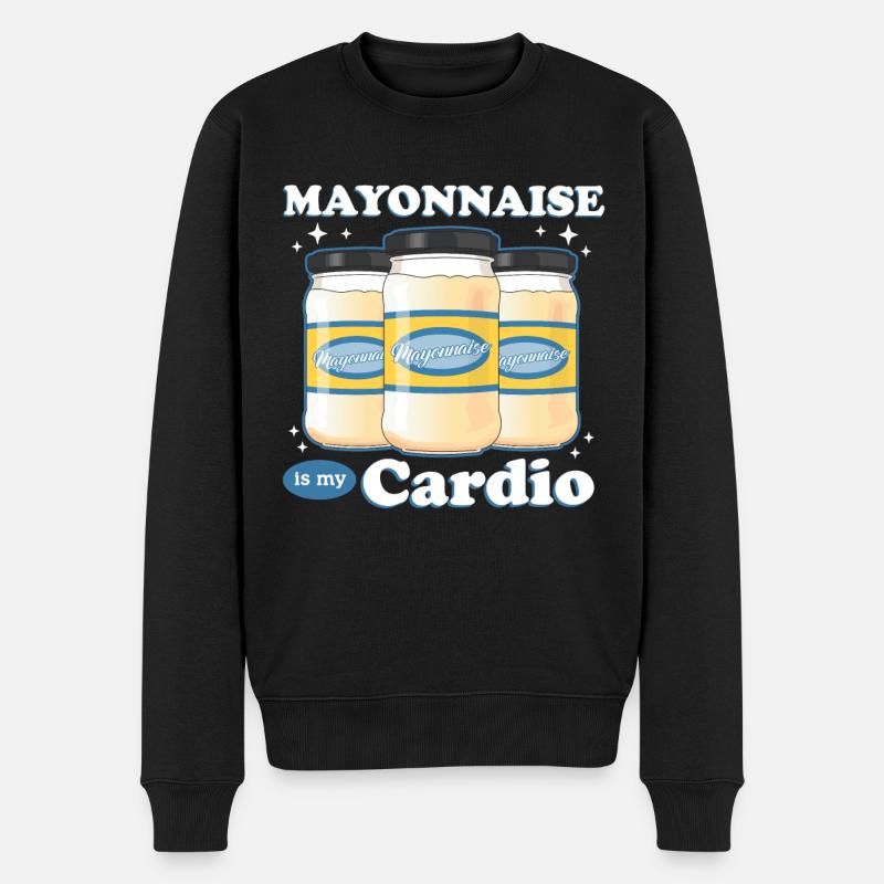 Mayonnaise Mayo Lover Gift - Pull Premium bio Homme - noir