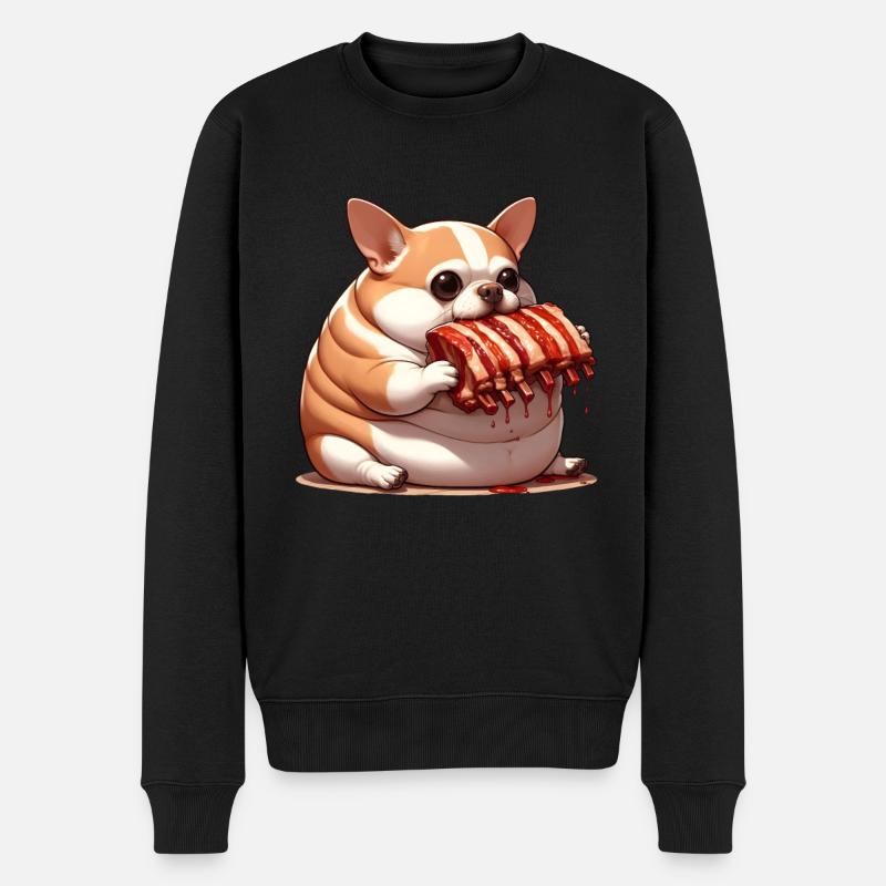 Chihuahua - Pull Premium bio Homme - noir