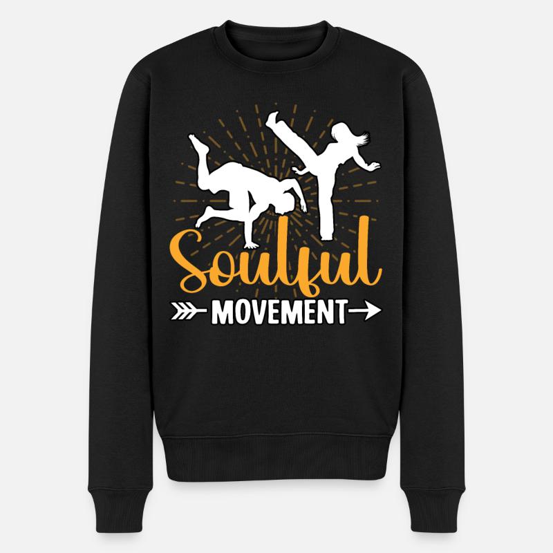 Mouvement émouvant - Pull Premium bio Homme - noir