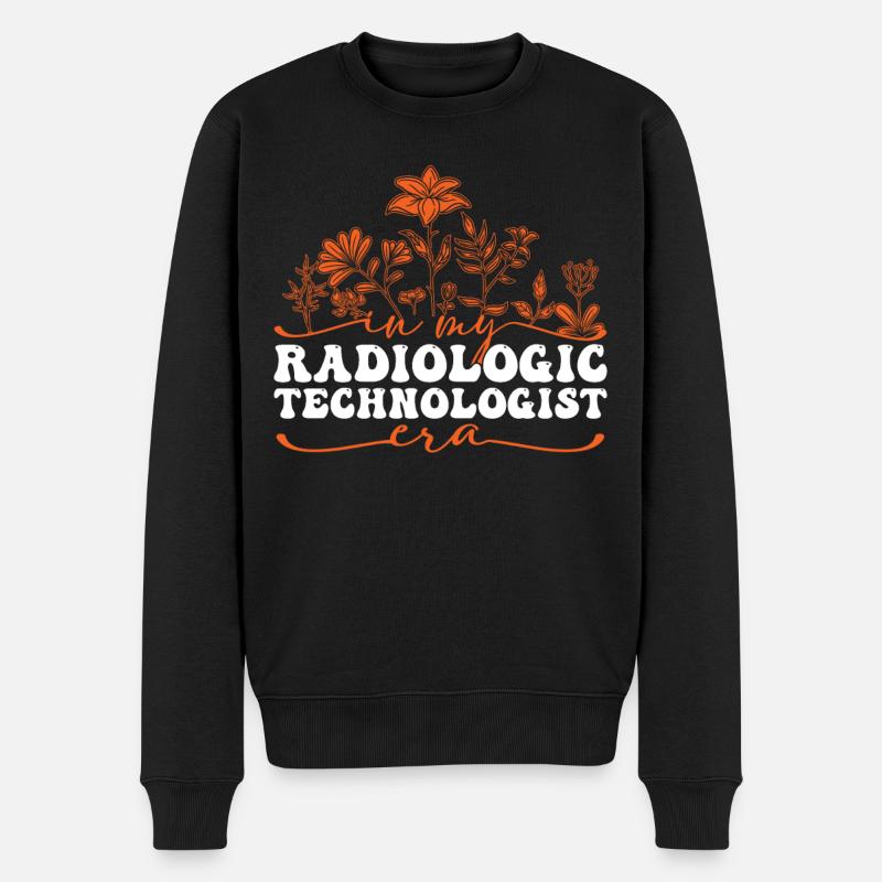 Radiologic Technologist Ära Blumen - Männer Premium Bio Pullover - Schwarz