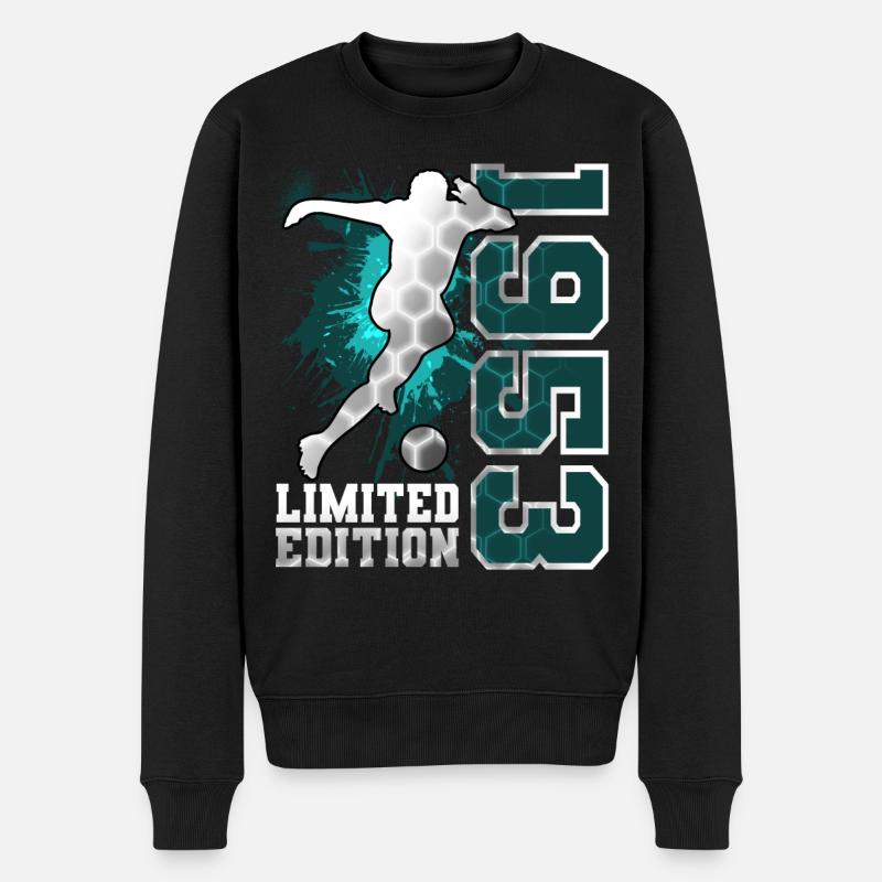 1953 Football Édition Limitée Anniversaire - Pull Premium bio Homme - noir
