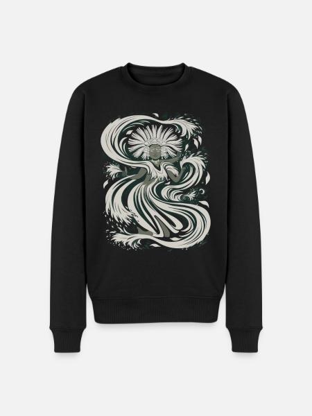 Aztec god Aztec mythology Chalchiuhtotolin - Men's Premium Organic Jumper - black