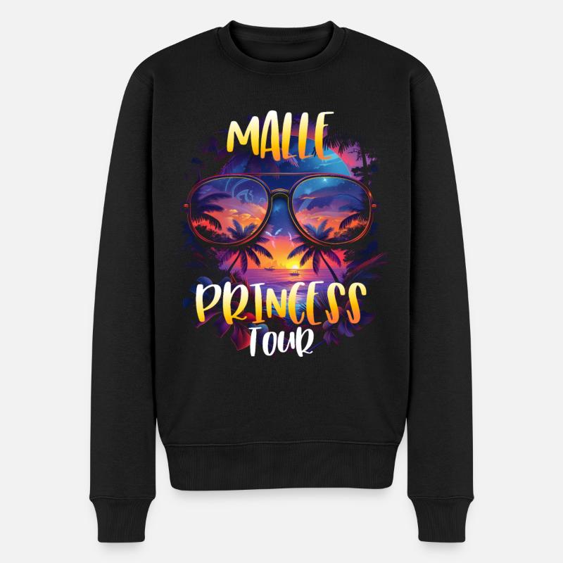 Visite de Malle Princess - Pull Premium bio Homme - noir