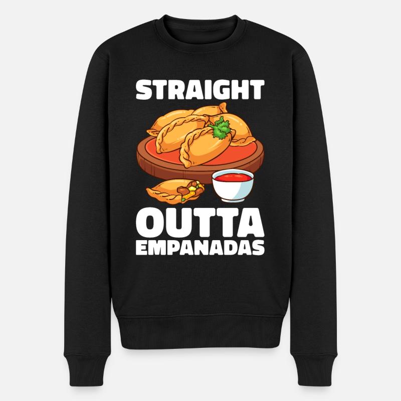 Empanada Dumpling Espagnol Mexicain - Pull Premium bio Homme - noir