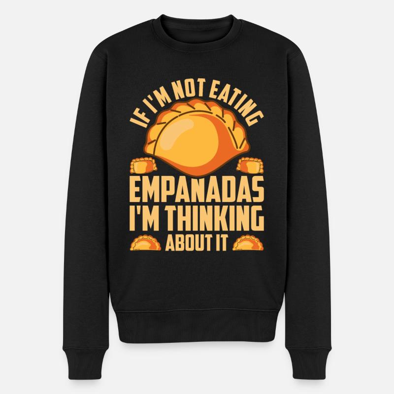 Empanada Dumpling Espagnol Mexicain - Pull Premium bio Homme - noir