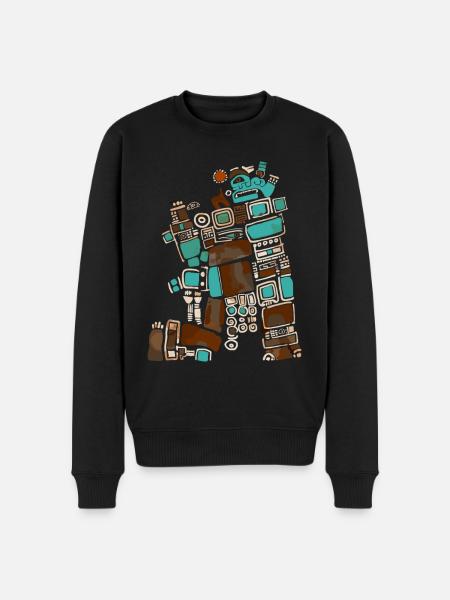 Mayan God Mayan Mythology Itzamna - Men's Premium Organic Jumper - black