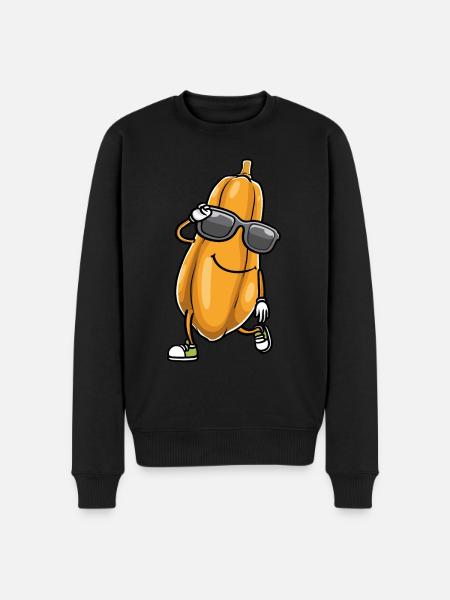 Papaya Dancing - Men's Premium Organic Jumper - black