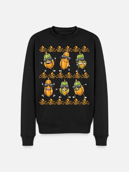 Papaya Dancing - Men's Premium Organic Jumper - black