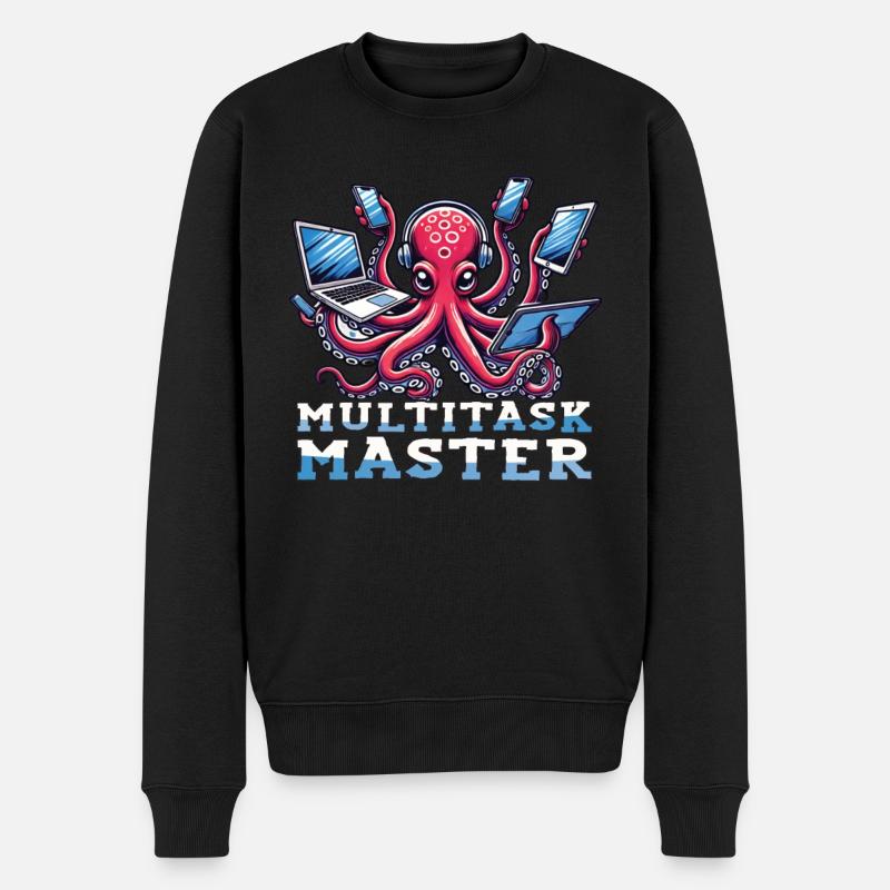 Des compétences exceptionnelles avec nos - Pull Premium bio Homme - noir