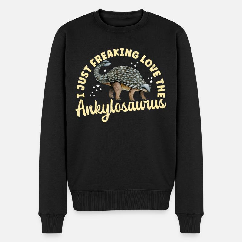 Ankylosaurus Ankylosaure Dinos Cadeau - Pull Premium bio Homme - noir