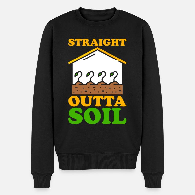 Pédologue Agronome - Pull Premium bio Homme - noir