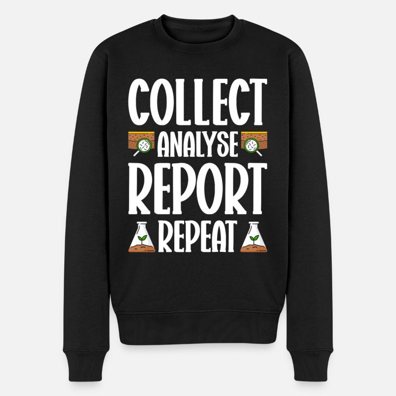 Pédologue Agronome - Pull Premium bio Homme - noir