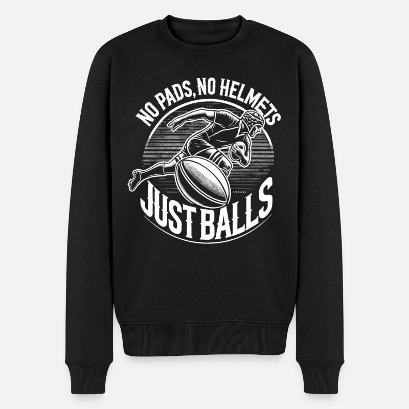 Maillot Rugby Saying - Pull Premium bio Homme - noir