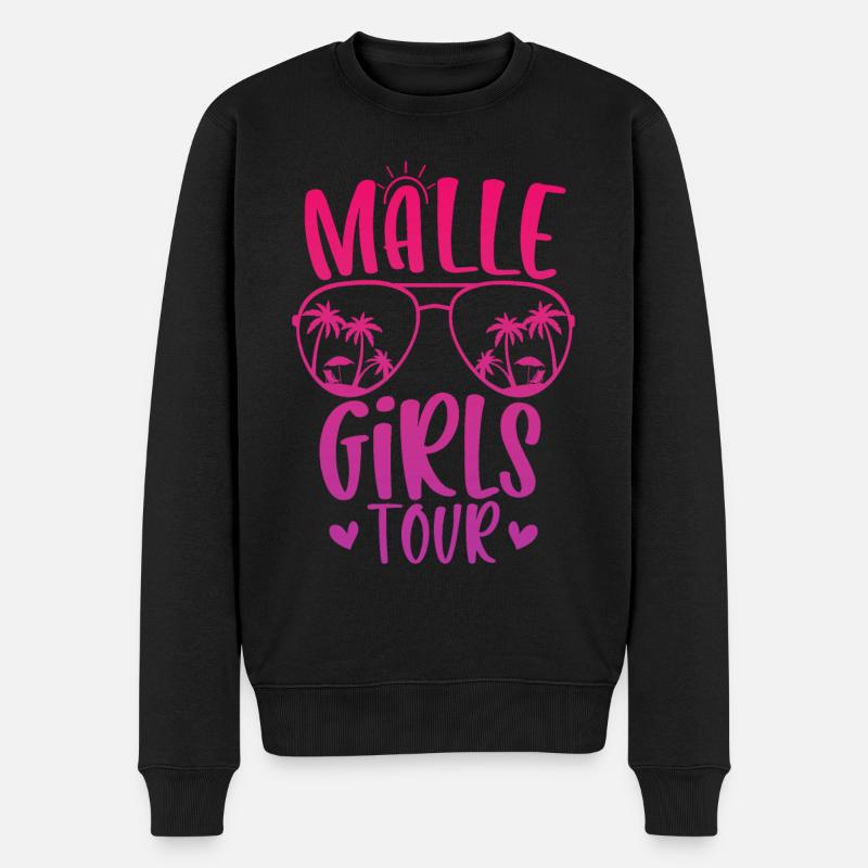 Visite des filles de Malle - Pull Premium bio Homme - noir