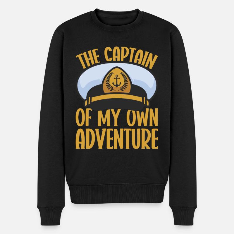 Kreuzfahrer Kreuzfahrtschiff Kreuzfahrt Geschenk - Männer Premium Bio Pullover - Schwarz