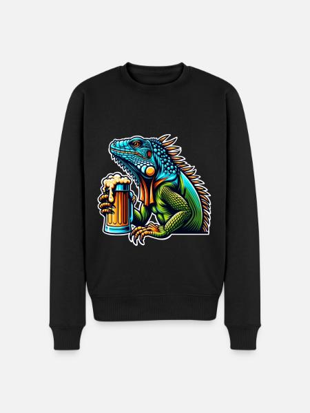Bière Iguana - Pull Premium bio Homme - noir