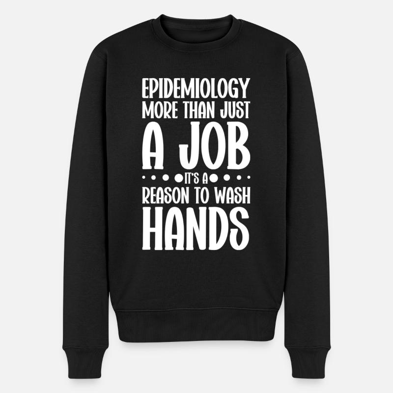 Épidémiologie Scientifique Épidémiologiste Médecine - Pull Premium bio Homme - noir