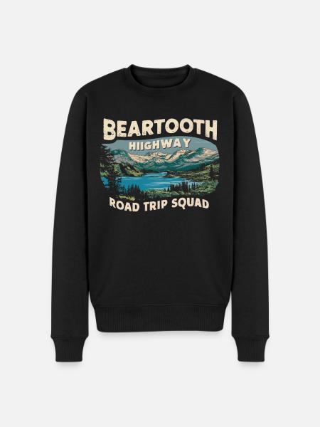 Beartooth Highway Road Trip Squad - Männer Premium Bio Pullover - Schwarz