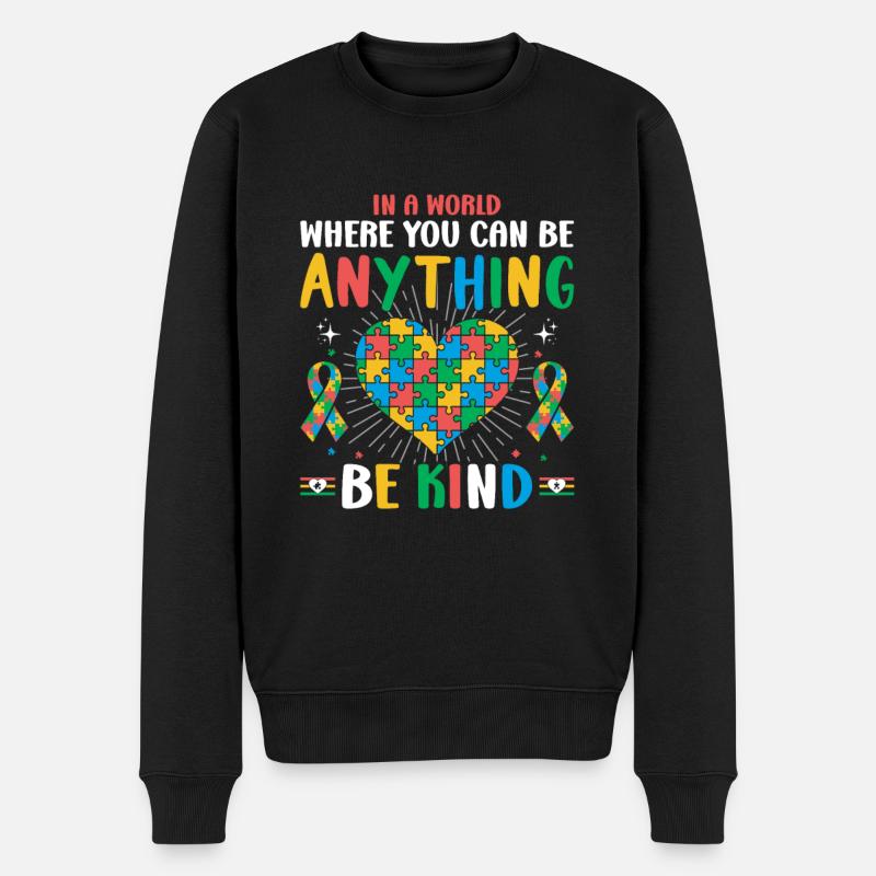 Autisme - Pull Premium bio Homme - noir