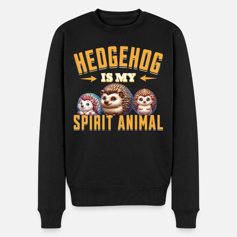 Hérisson - Pull Premium bio Homme - noir
