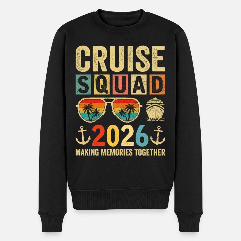 Cruise Squad 2026 - Männer Premium Bio Pullover - Schwarz
