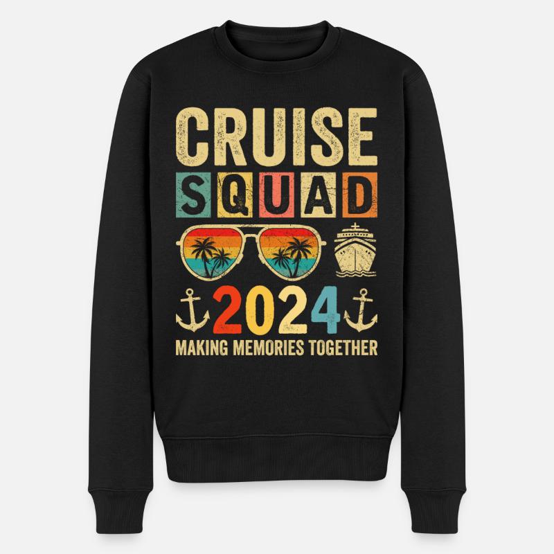 Escouade de croisière 2024 - Pull Premium bio Homme - noir