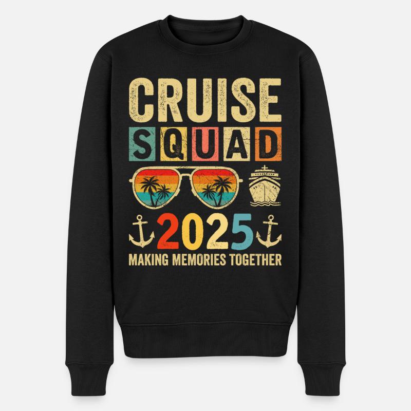 Escouade de croisière 2025 - Pull Premium bio Homme - noir