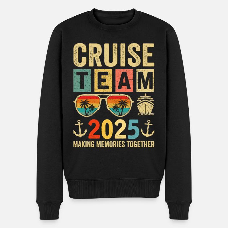 Cruise Team 2025 - Männer Premium Bio Pullover - Schwarz