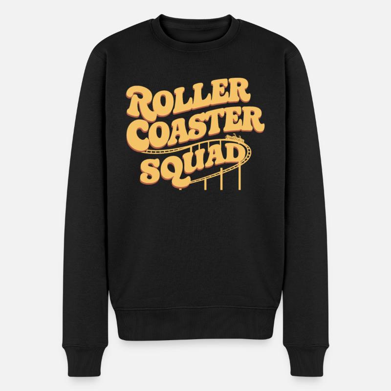Roller Coaster Squad Achterbahn Fans - Pull Premium bio Homme - noir