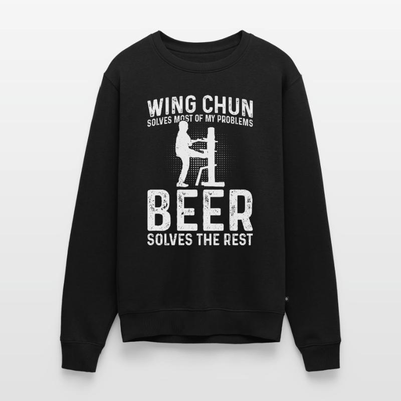 Wing Chun solves most of my problems, beer solves Männer Premium Bio Pullover