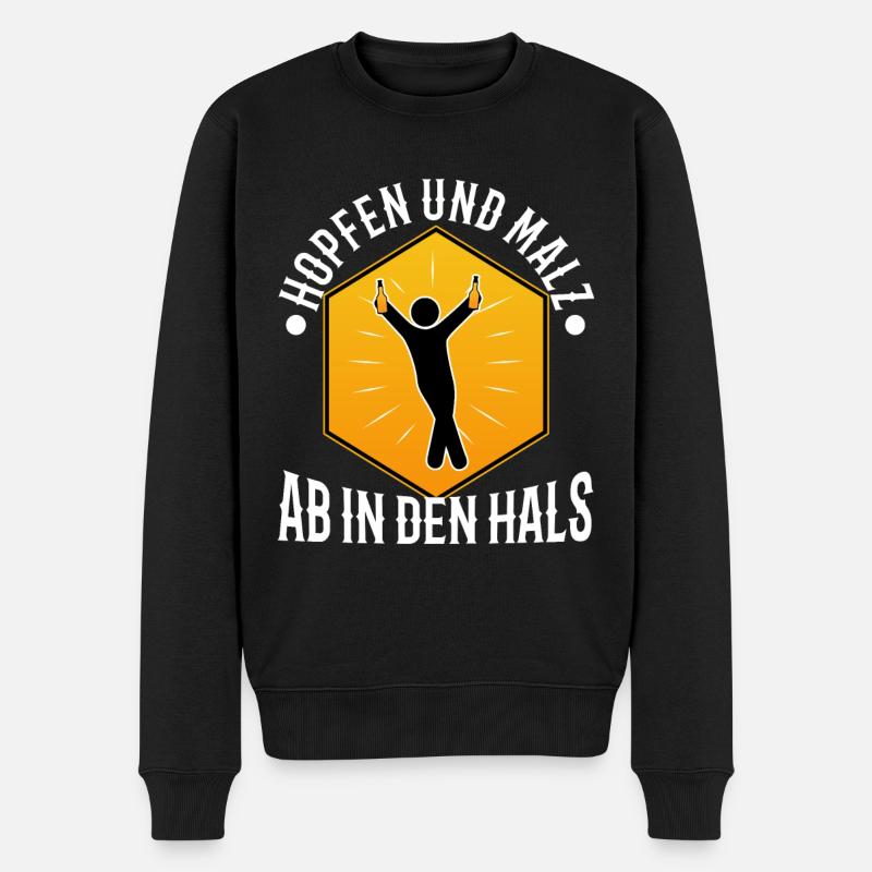 Houblon et malt - Pull Premium bio Homme - noir