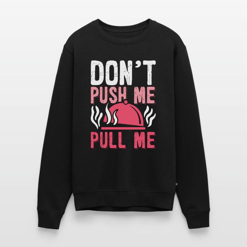 Pulled Pork BBQ Don't Push Me Pull Me BBQ Lover Männer Premium Bio Pullover