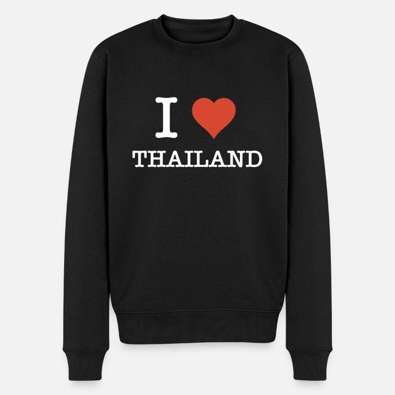 Thaïlande J’adore la Thaïlande - Pull Premium bio Homme - noir