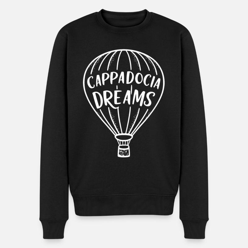 Cappadocia Dreams Cappadocia Souvenir - Pull Premium bio Homme - noir